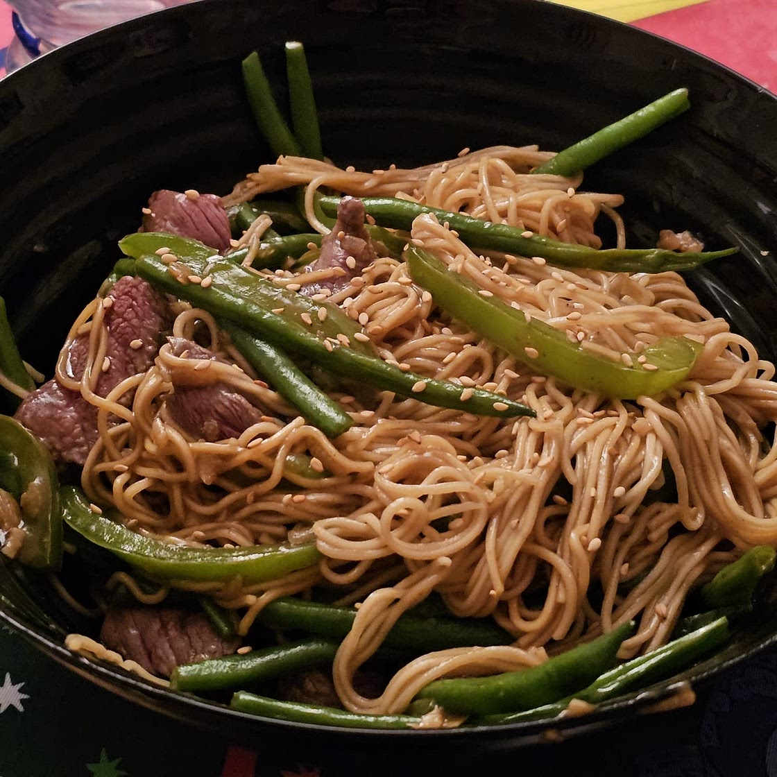 Stir-fried pork with ginger & honey