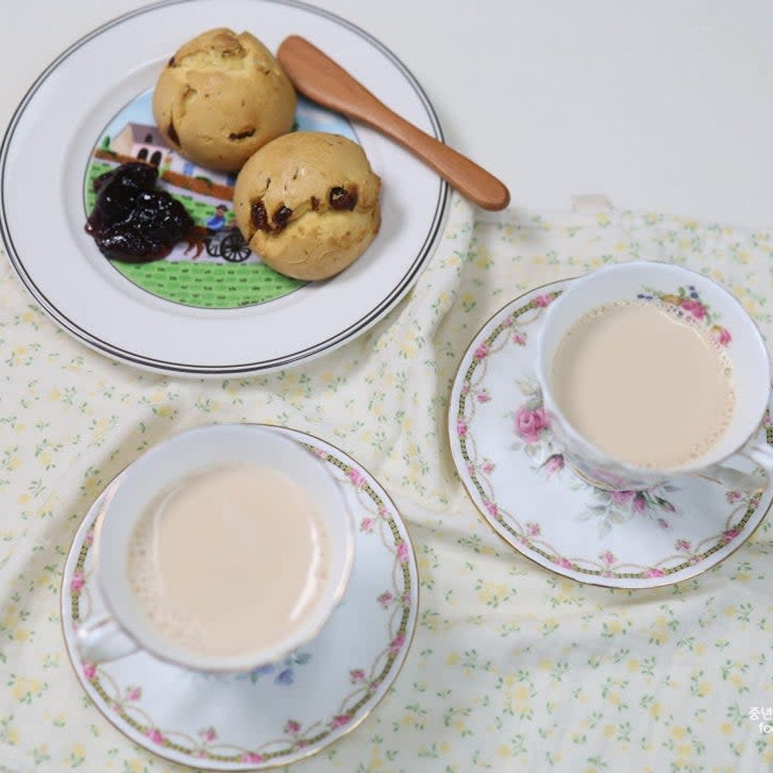 티백으로 밀크티 만드는법 베이스 로얄 밀크티