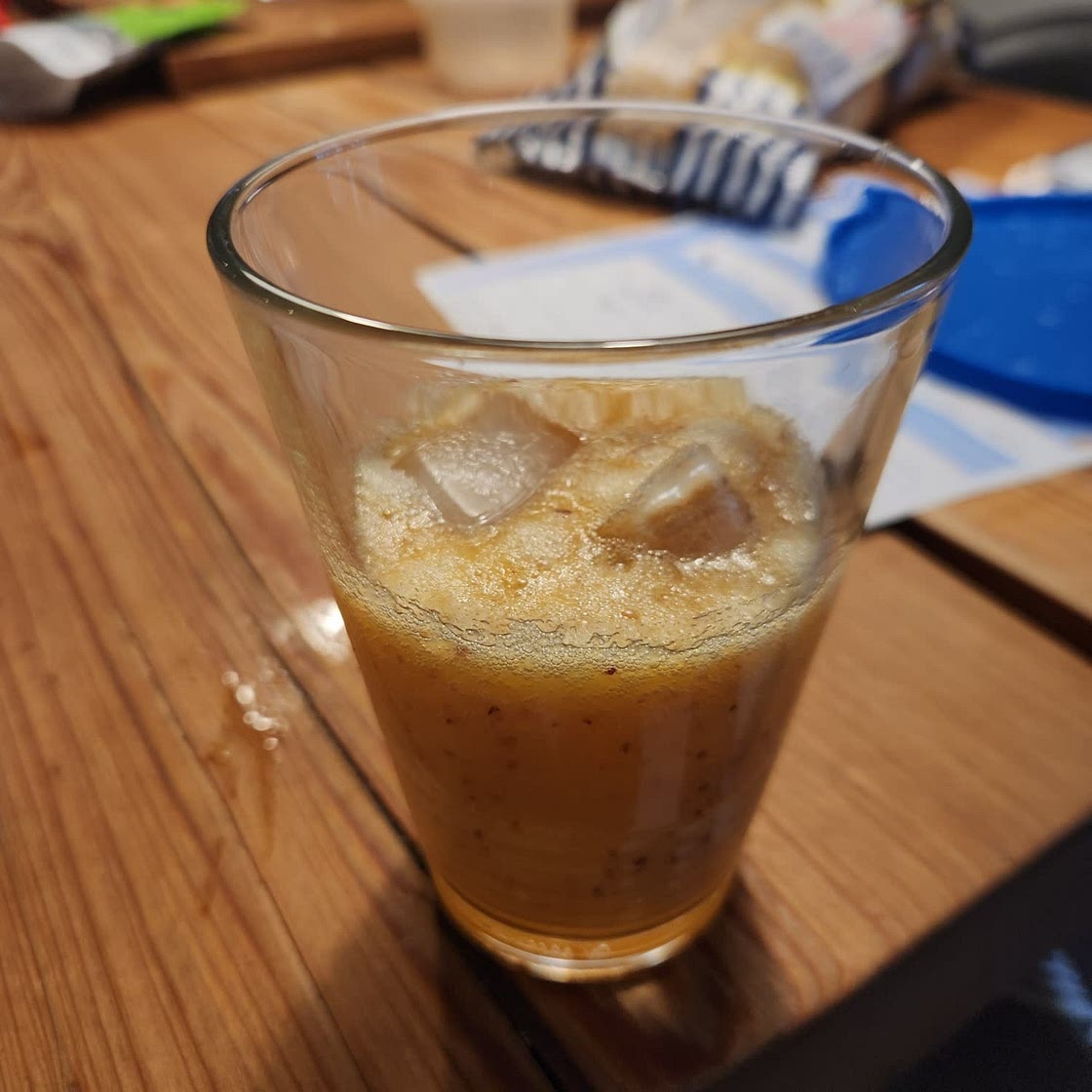 Smoothie pomme-miel-clémentine