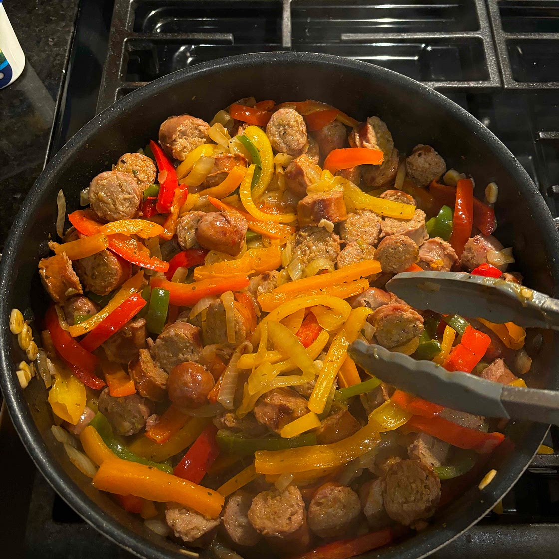 Sausage peppers & onions