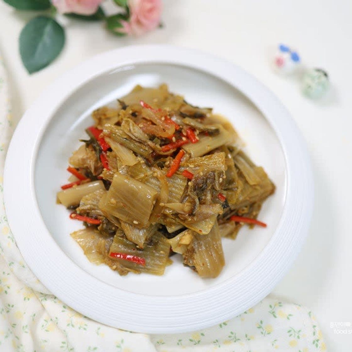 묵은지 들기름 볶음