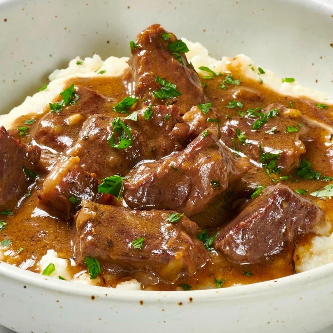 Beef Tips and Gravy 