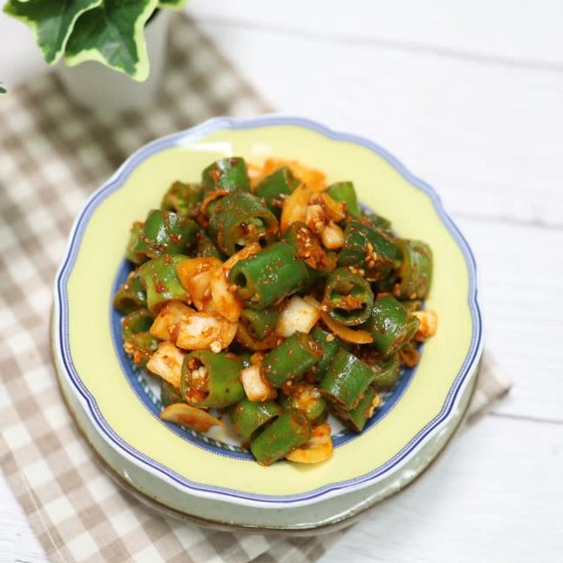 아삭한 오이고추된장무침