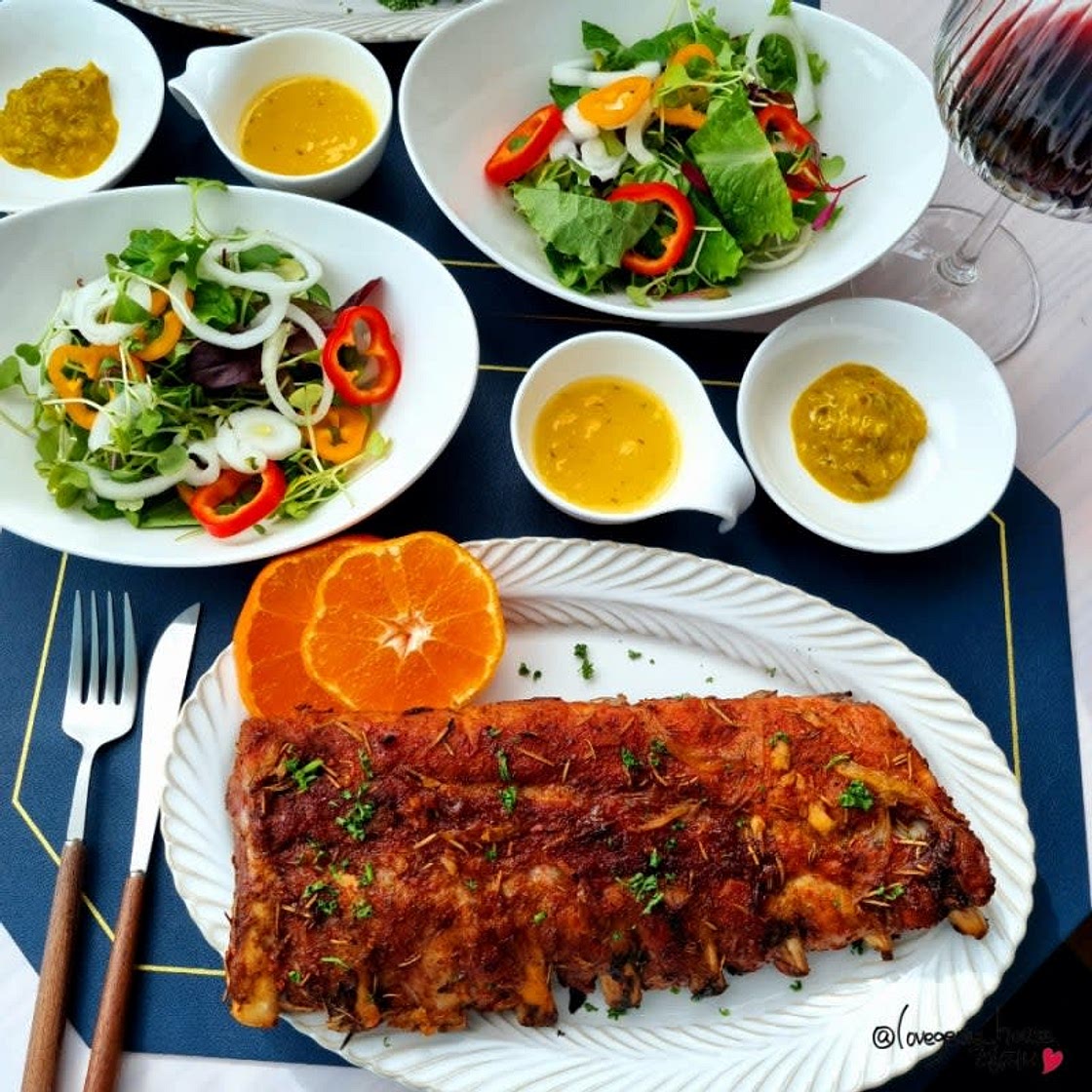 돼지등갈비 오븐구이