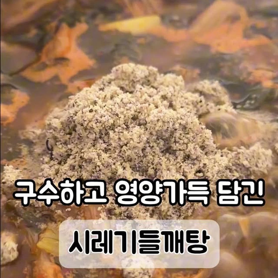 시레기들깨탕