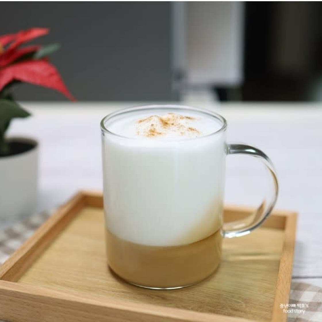 집에서 카페라떼 만들기