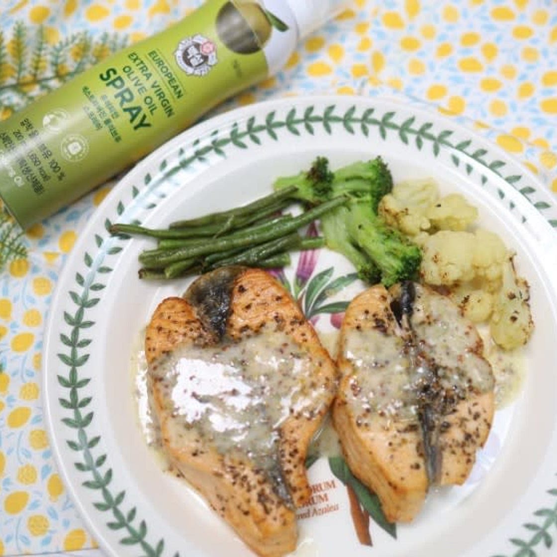 겉바속촉 연어스테이크