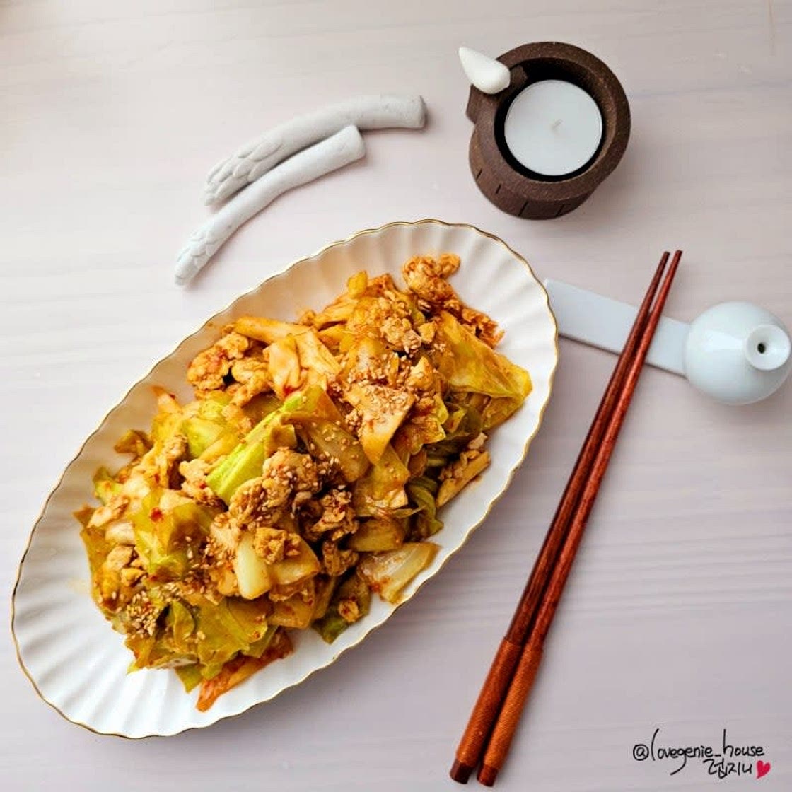 중국식 양배추 볶음