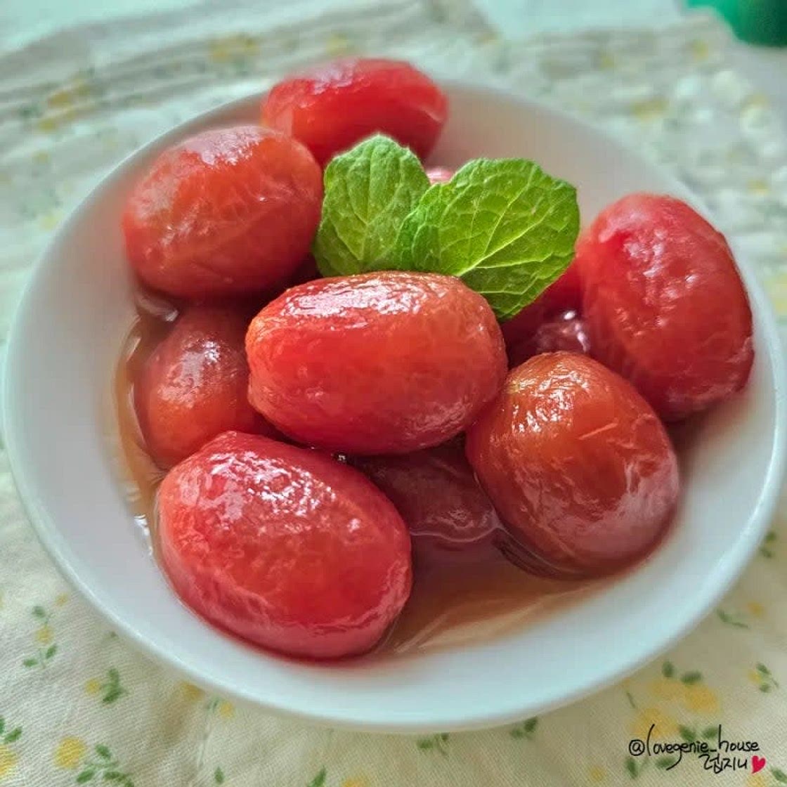 일본식 토마토매실절임