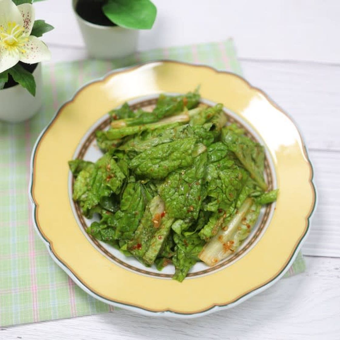 백종원 상추겉절이