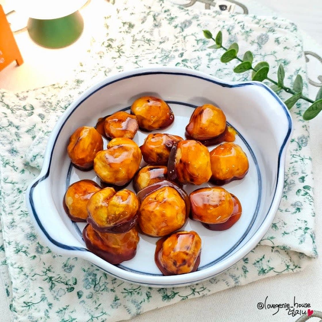 밤 맛탕 밤 탕후루