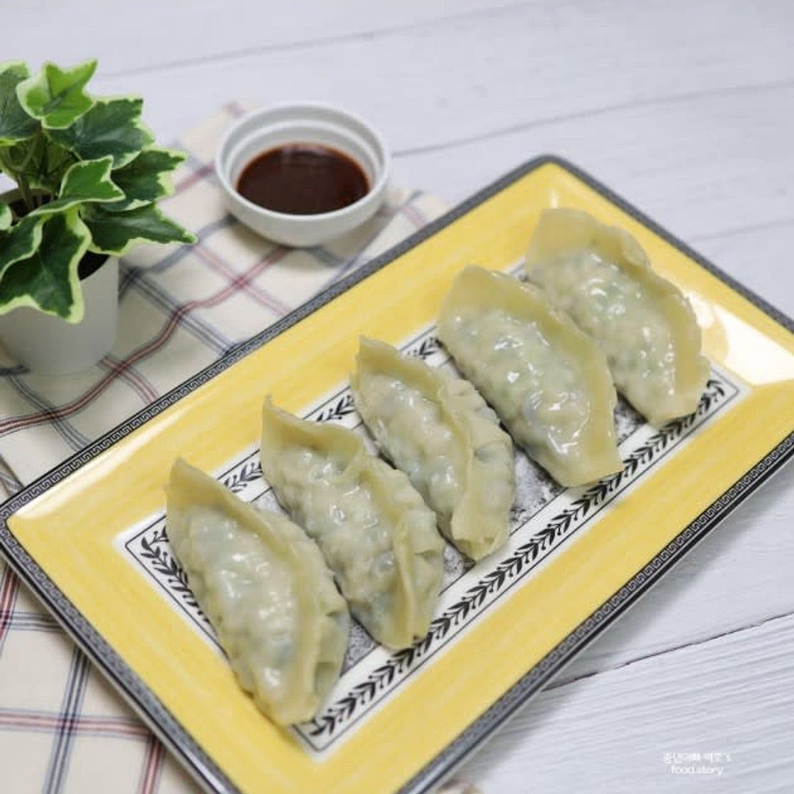 대나무찜기로 만두 찌는법 및 찐만두 간장소스 만들기