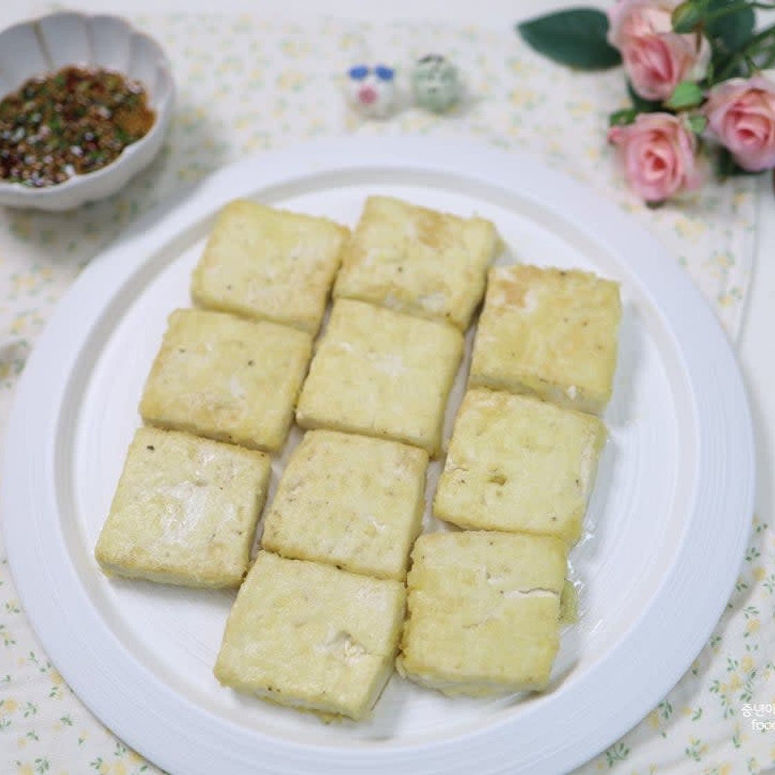 들기름 두부구이