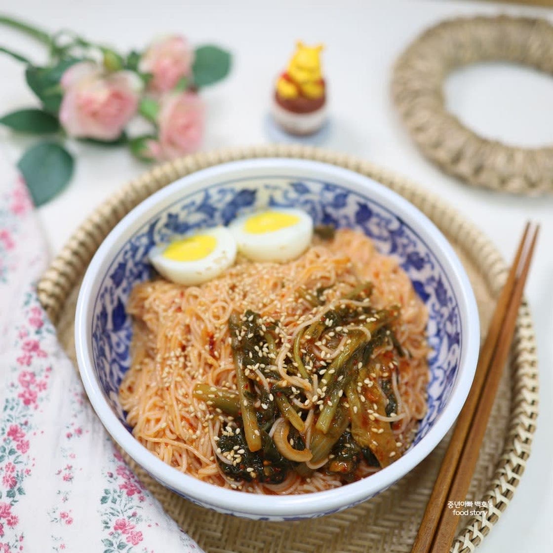 백종원 열무비빔국수 레시피 김치비빔국수 양념장 만들기