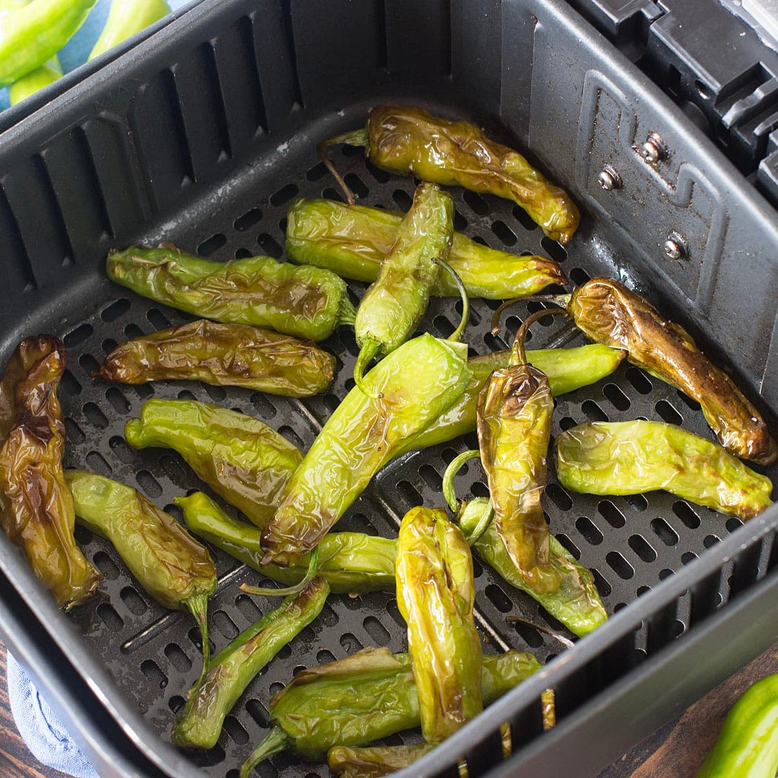 Air Fryer Blistered Shishito Peppers Recipe