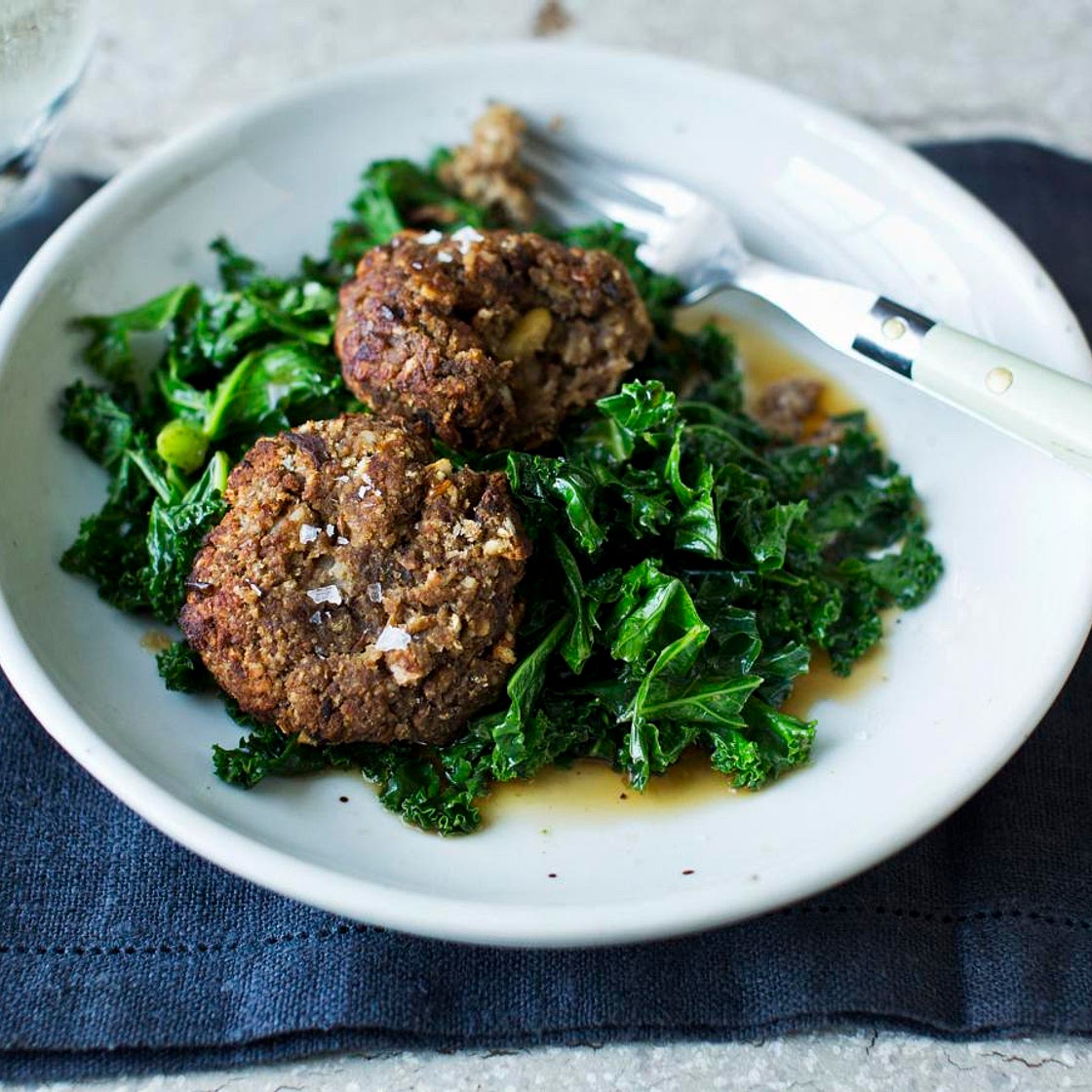 Porcini nut patties