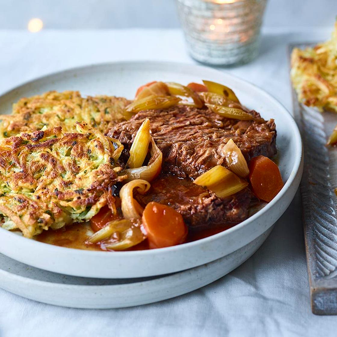 Pot roast beef brisket