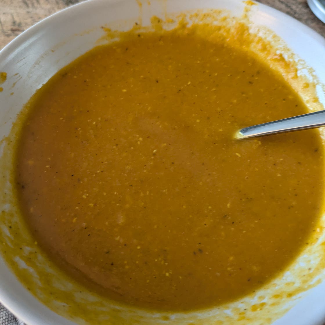 Cold Busting Red Lentil-Pumpkin Spiced Soup