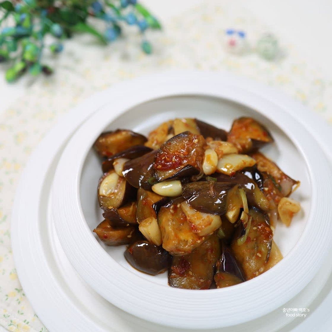 굴소스 가지볶음
