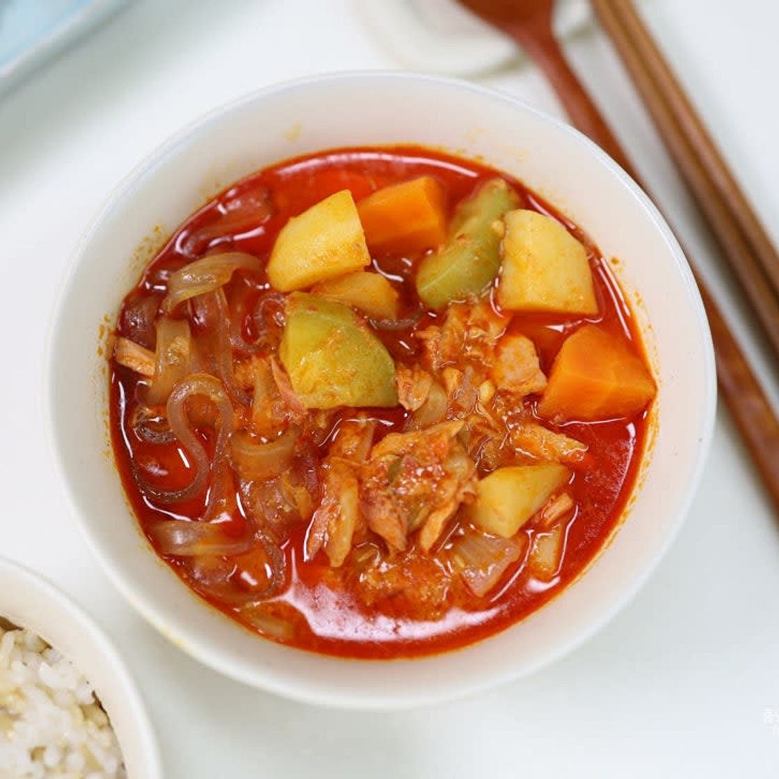 참치고추장찌개