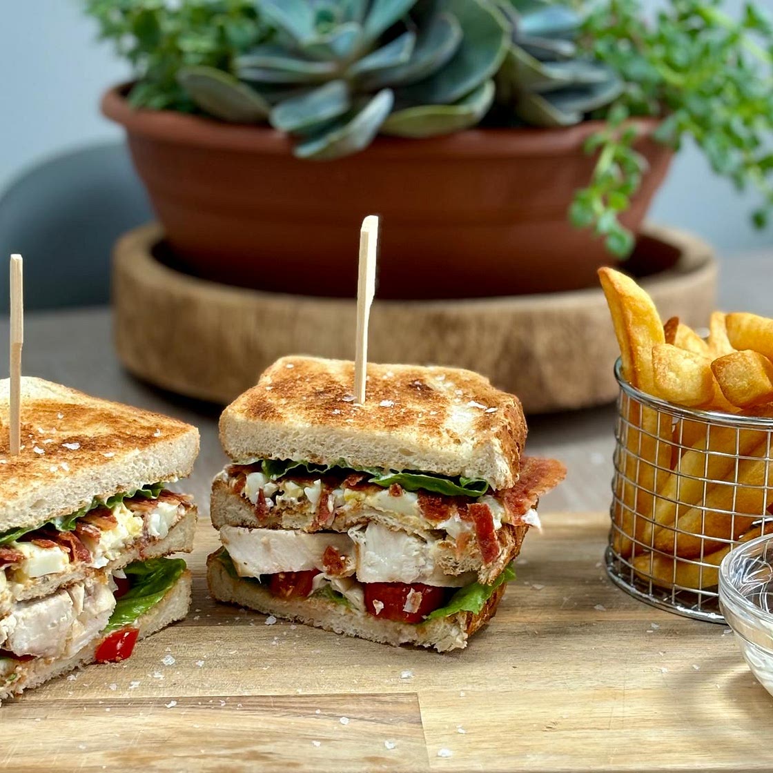 Air Fryer Club Sandwich