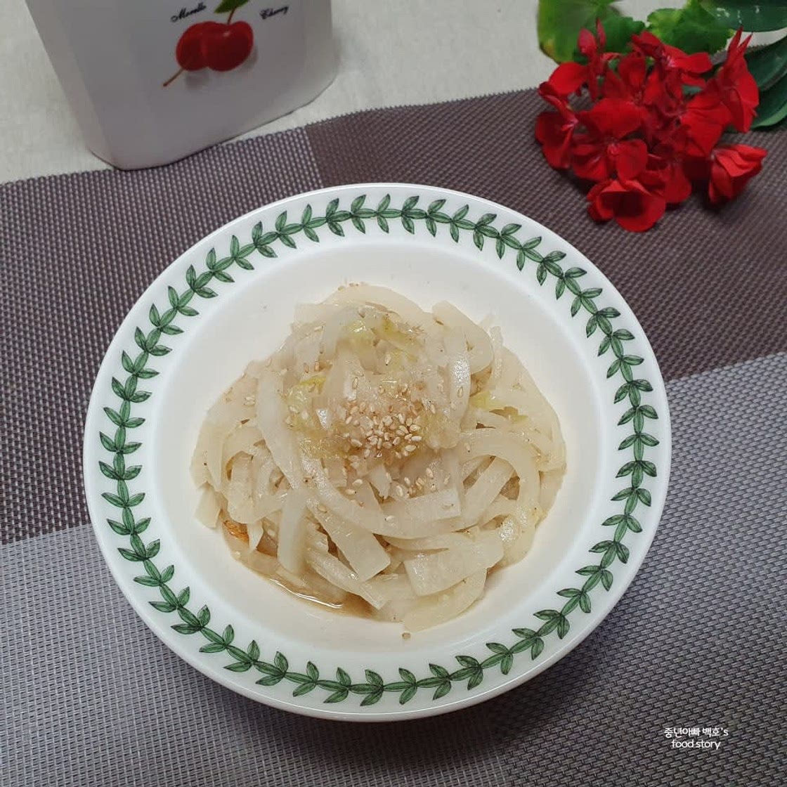 무나물볶음 무채나물반찬 무우나물 무채볶음 간단한 반찬레시피