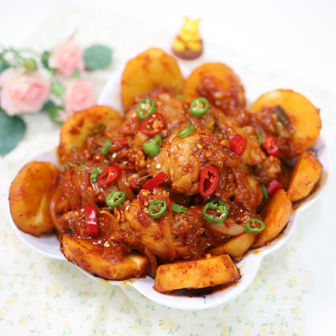 류수영 닭볶음탕 편스토랑 쌈장 닭도리탕 레시피 황금 양념 소스 만드는법