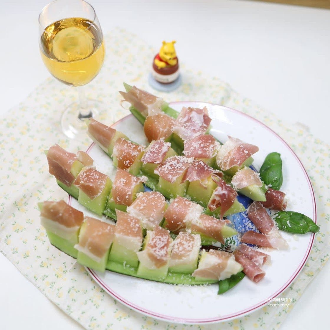 하몽 멜론 화이트와인안주 추천 메론 요리 간단한 와인안주 만드는법