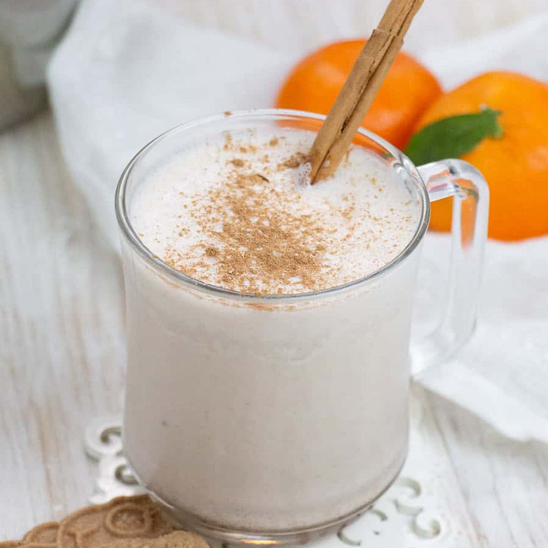 Mandarin Coquito (alcohol-free)