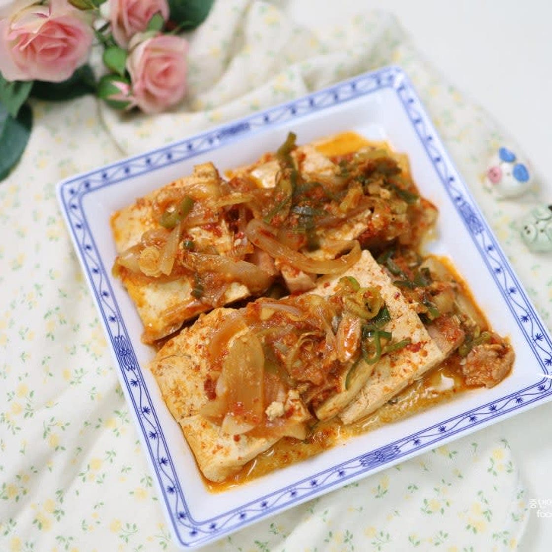 매콤 두부스팸조림