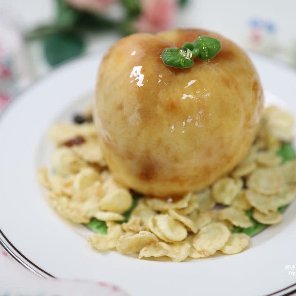 복숭아 그릭요거트