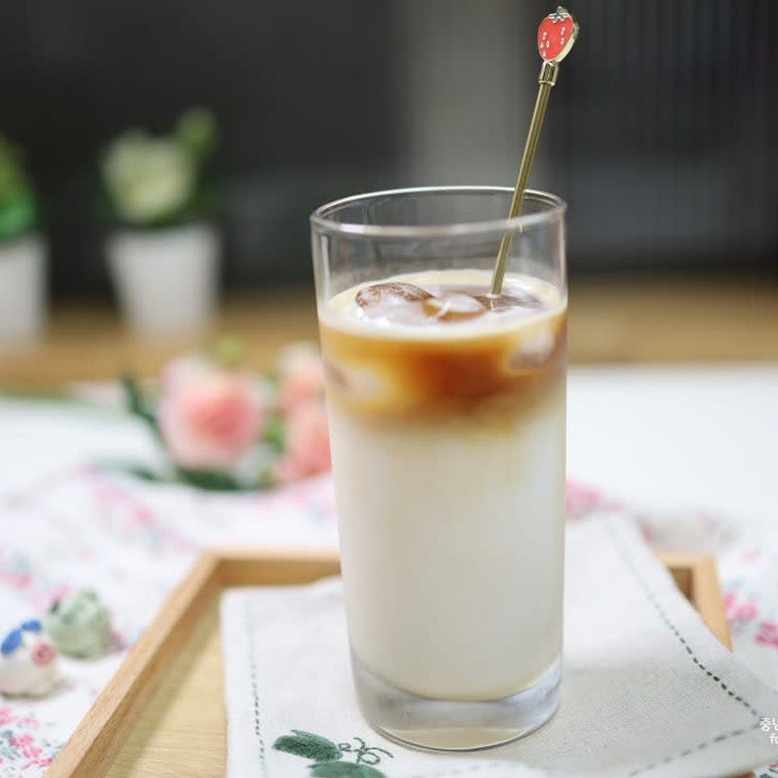 아이스 바닐라 라떼