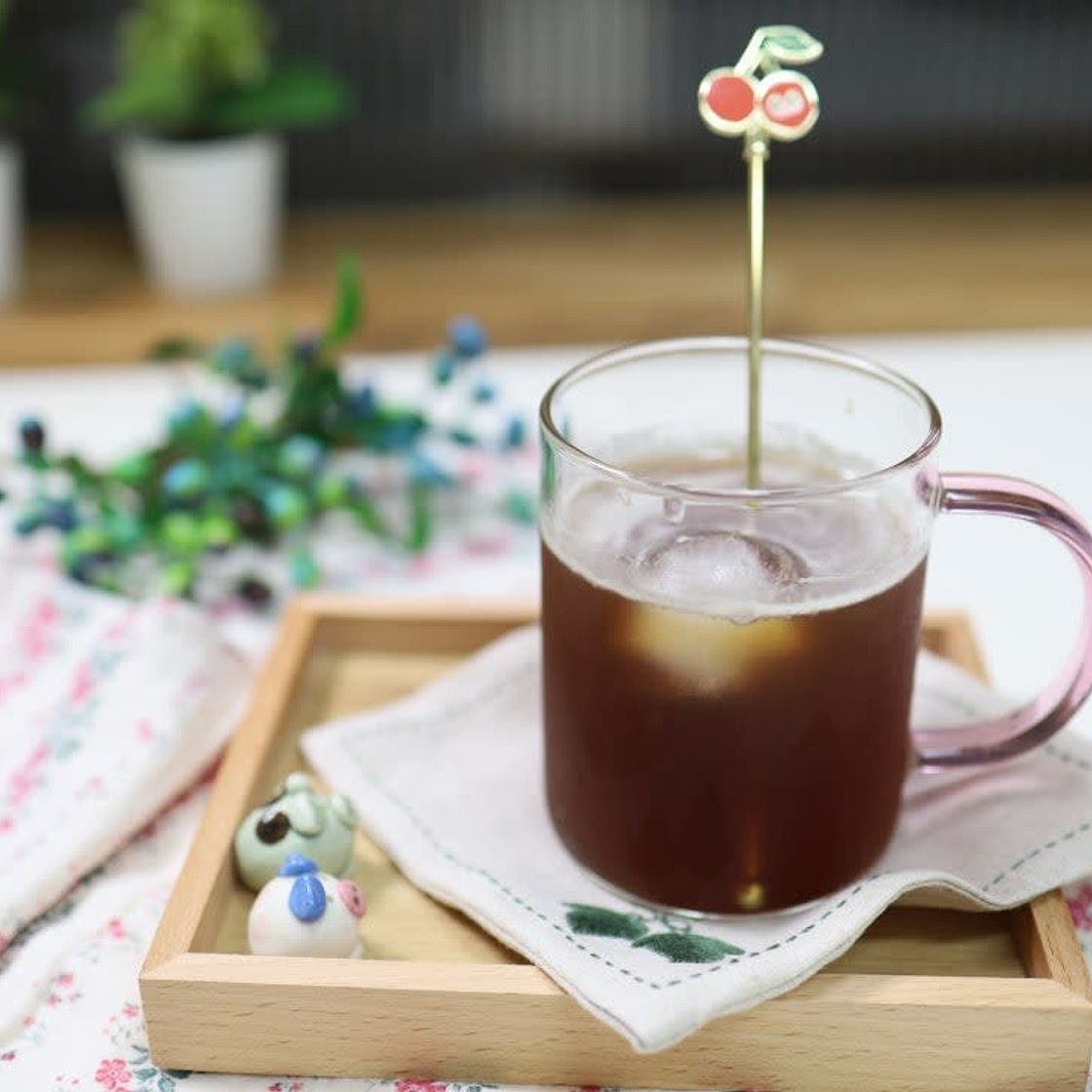 아샷추 (아이스티에 에스프레소 샷 추가)