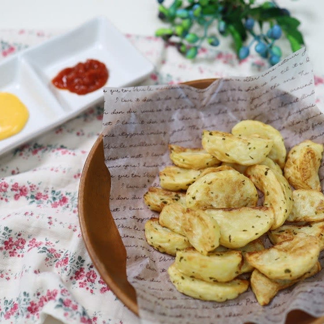 웨지감자 에어프라이어 요리