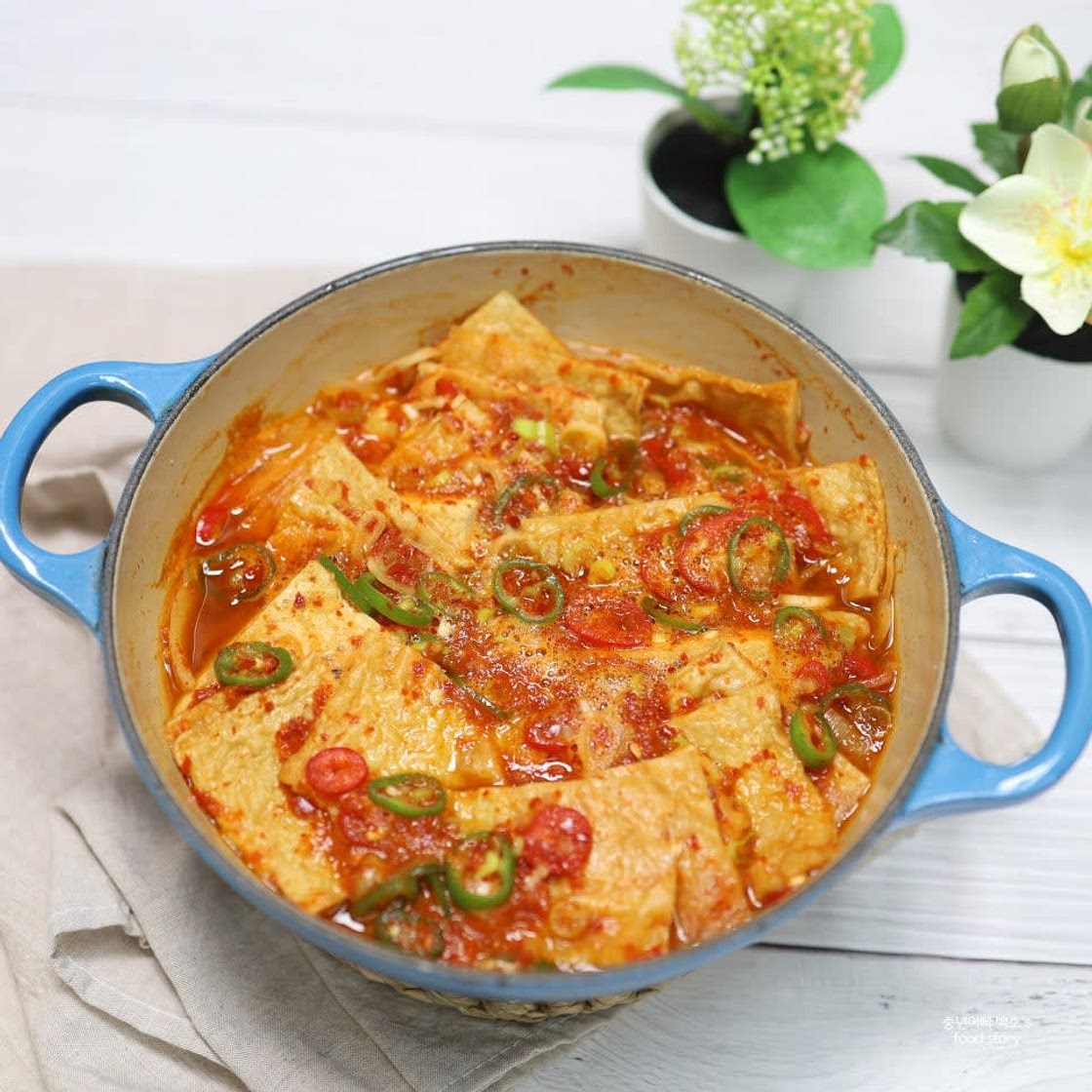 매운어묵요리 간장두부조림 양념장 만들기 간장어묵조림 사각어묵 반찬