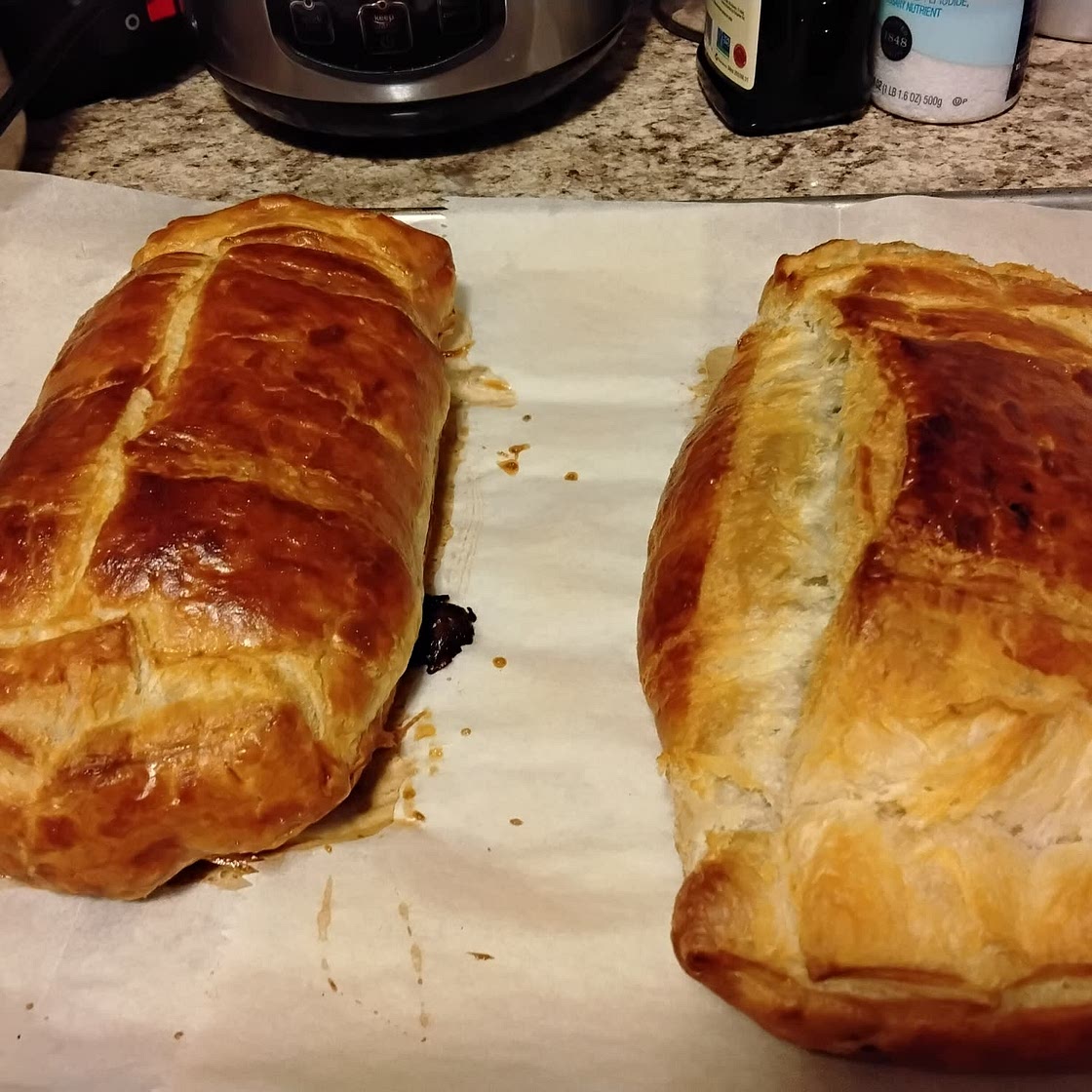 Vegan Mushroom Wellington with Rosemary and Pecans