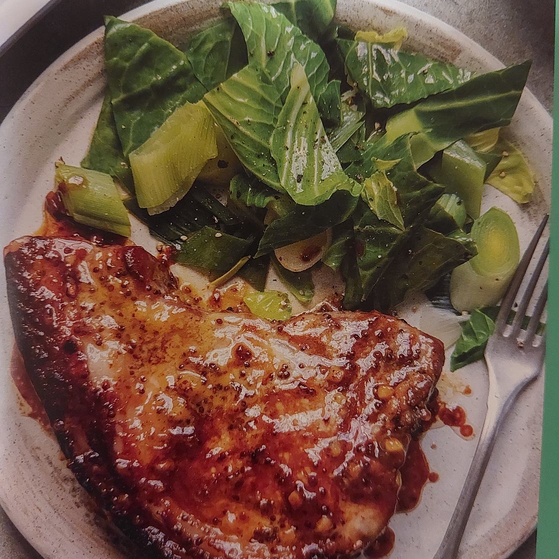 Baked Honey & Mustard Pork Chops