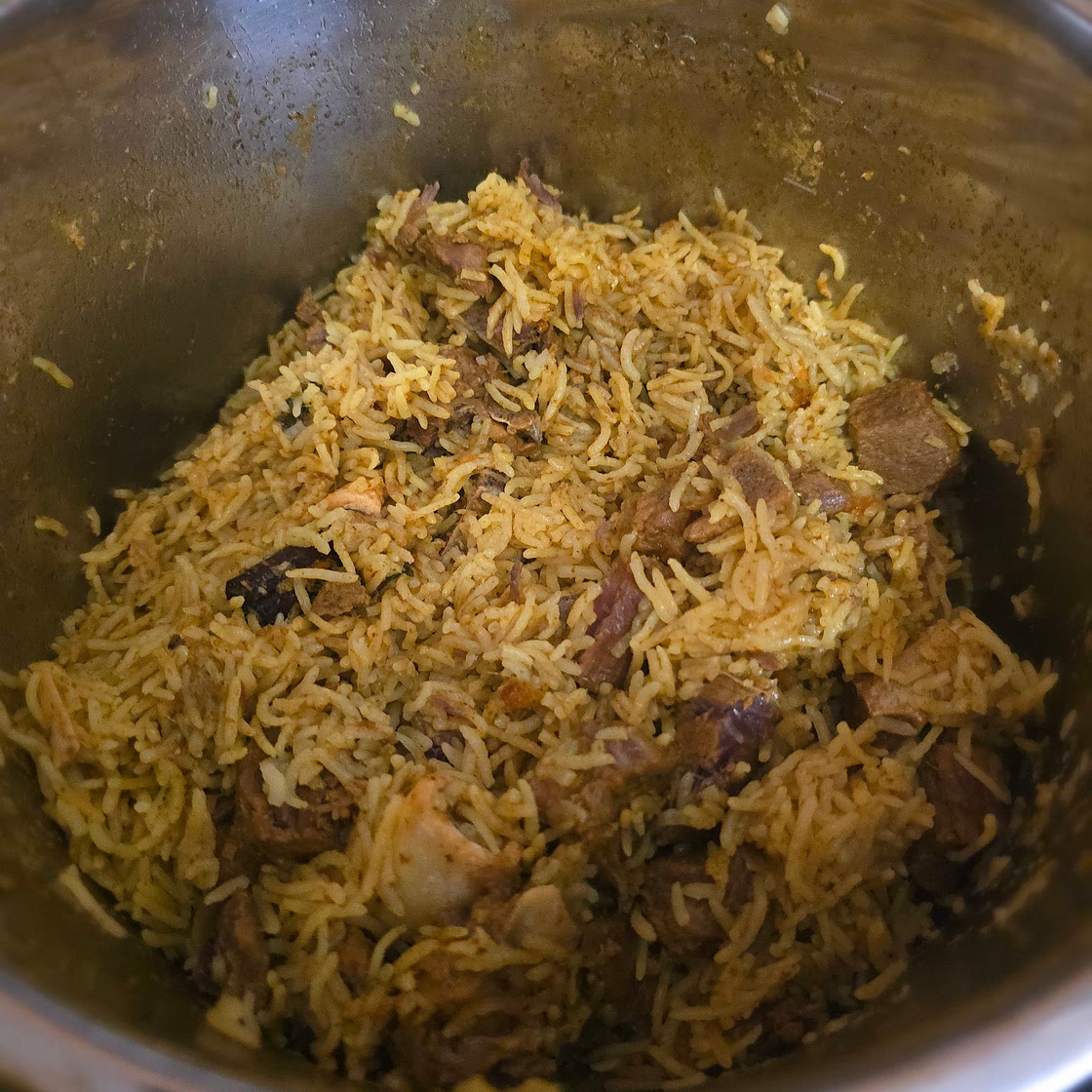 Instant-Pot Goat Biryani (Nappoly Style)