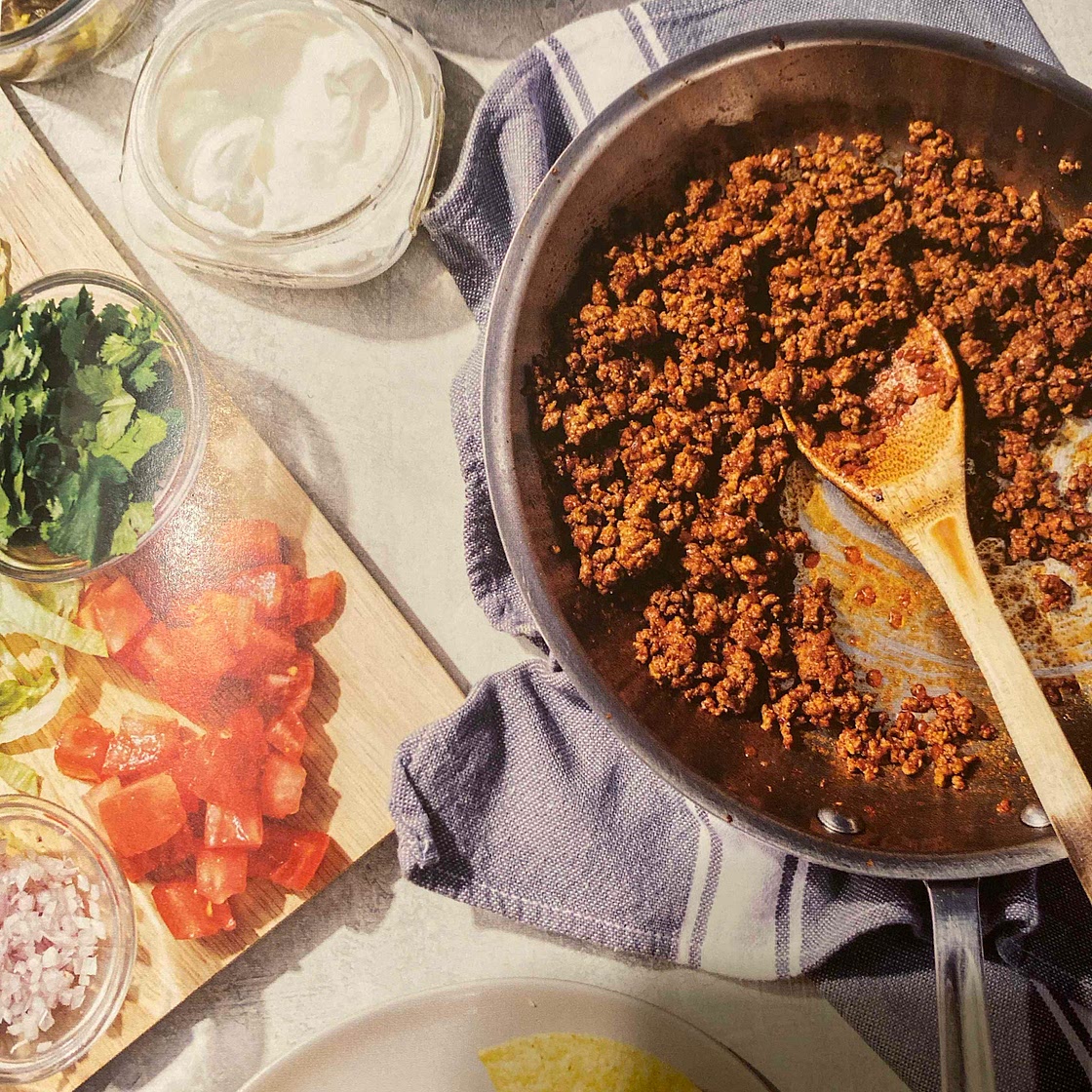 Simplest beef tacos