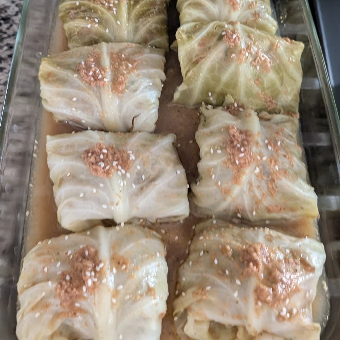 Asian Stuffed Napa Cabbage Rolls