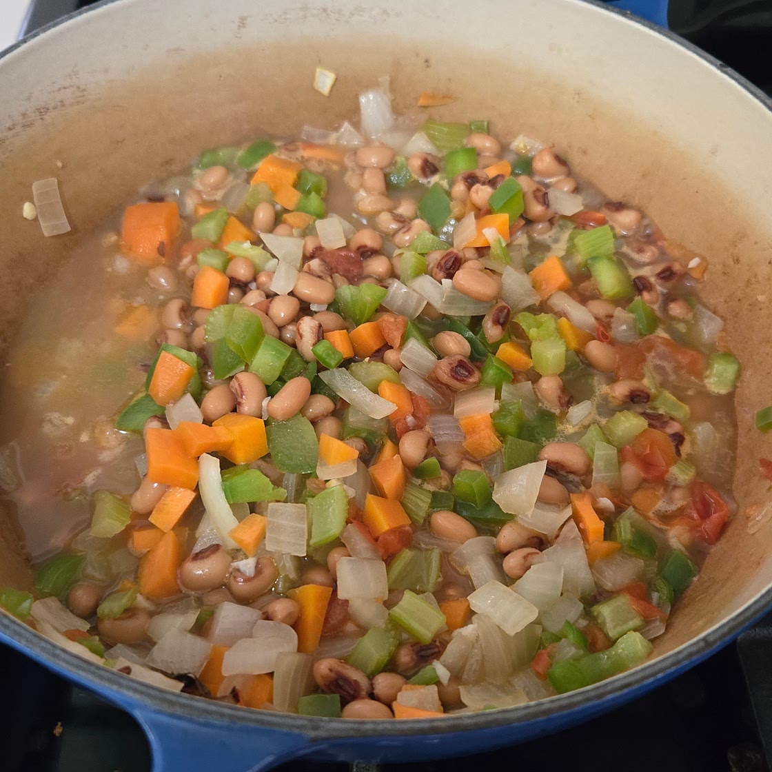 Blacked peas
