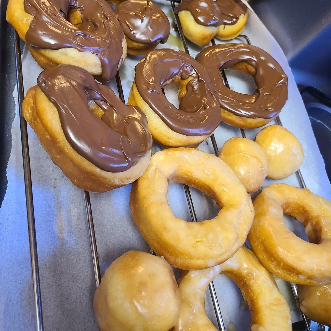 Crispy and Creamy Doughnuts
