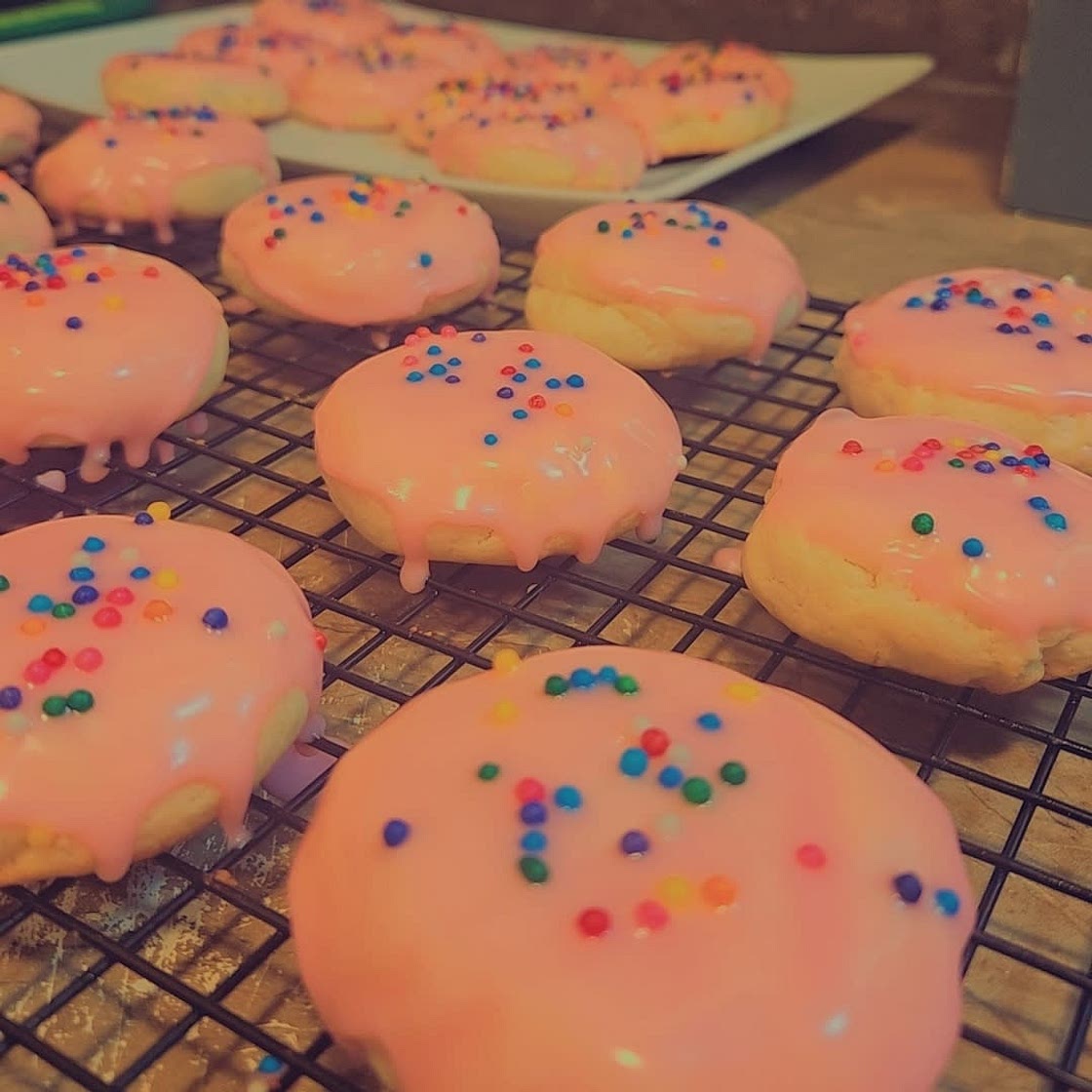 Christmas Cream Cheese Sugar Cookies