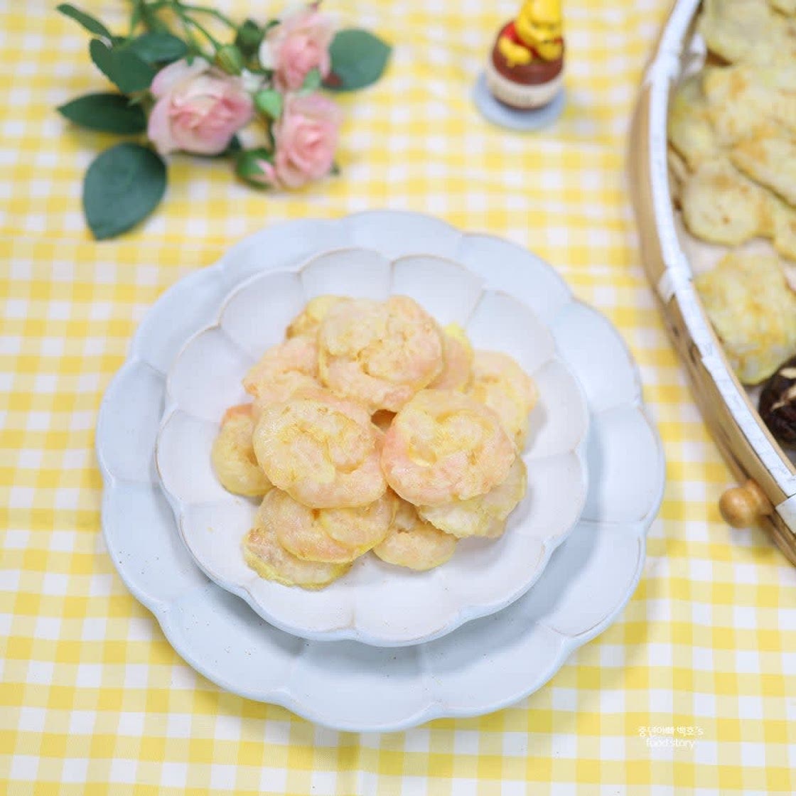 아기 새우전 만들기 명절전 레시피 냉동 자숙새우 요리