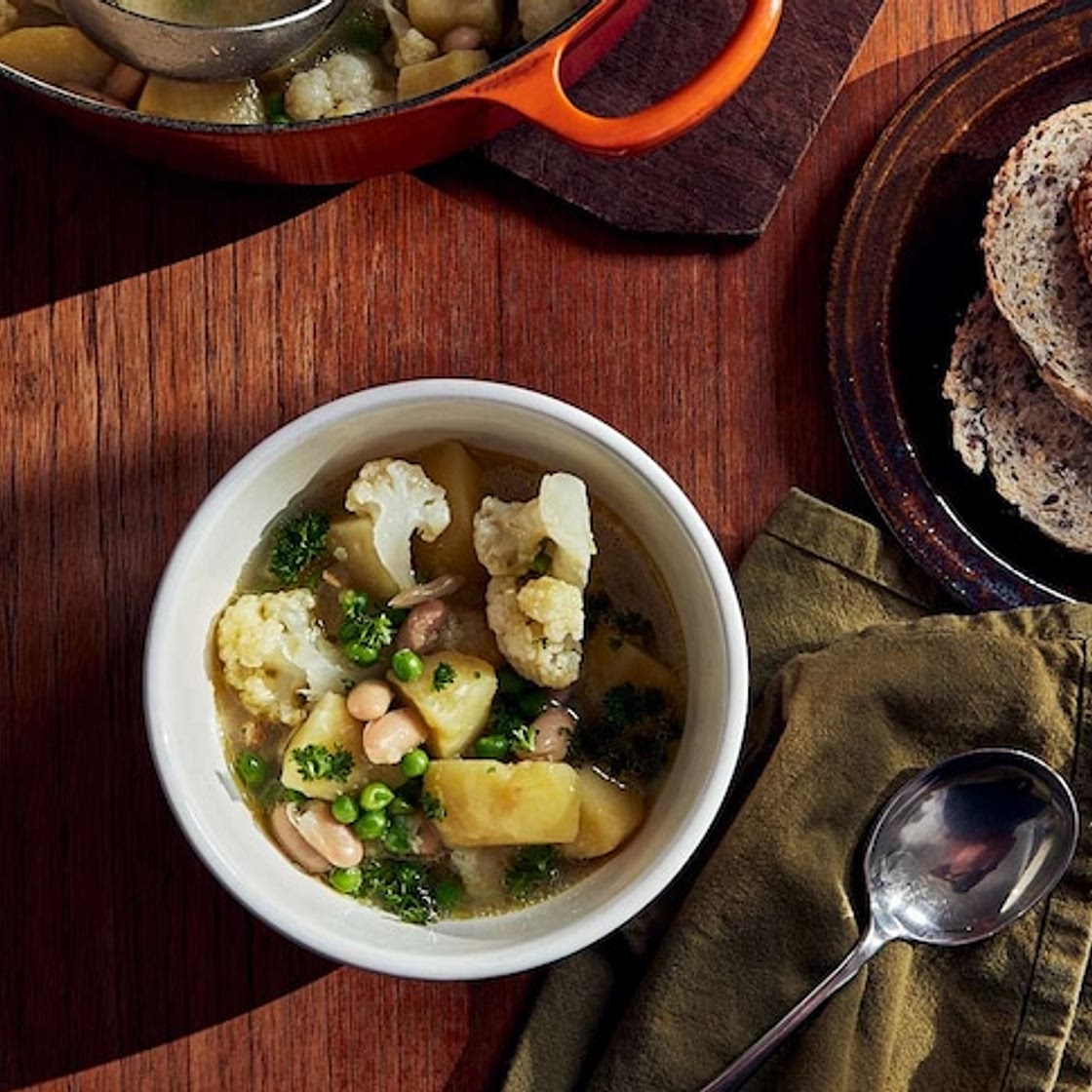 A warming vegetable soup that can double as a pasta bake base - ABC News