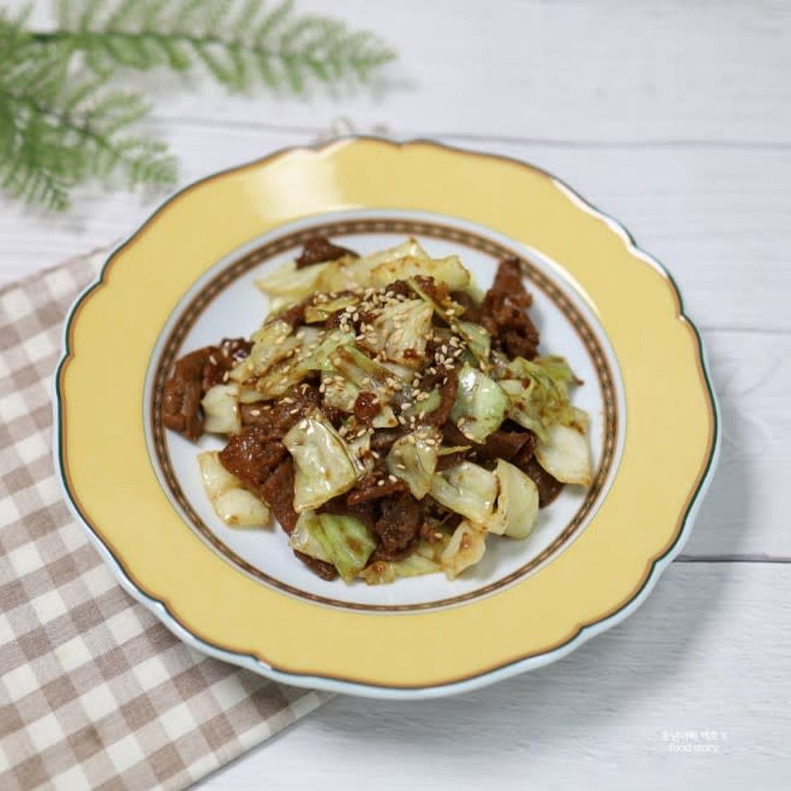 직화 간장제육볶음