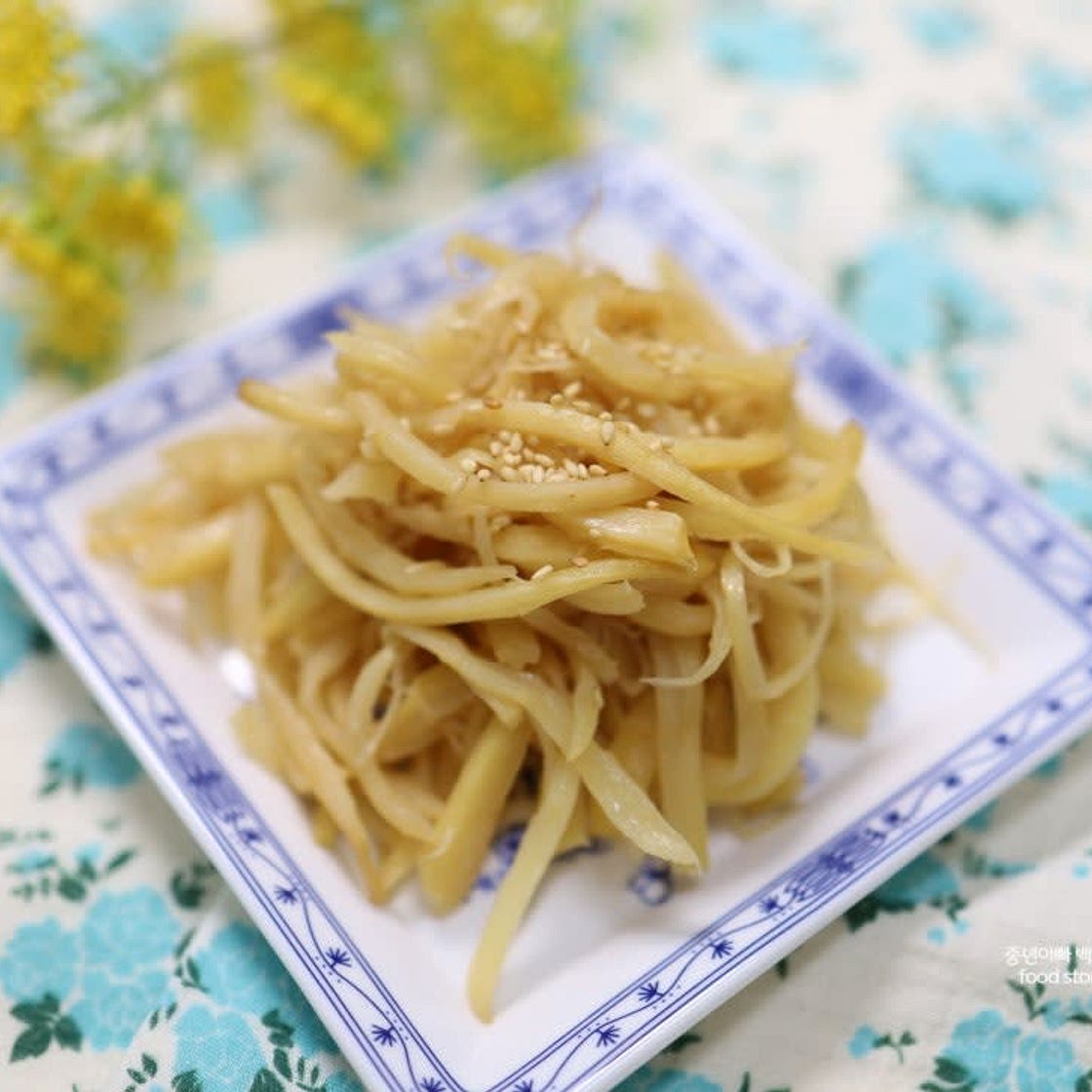 제사나물 만들기 추석명절음식 제사도라지나물볶음 만드는법