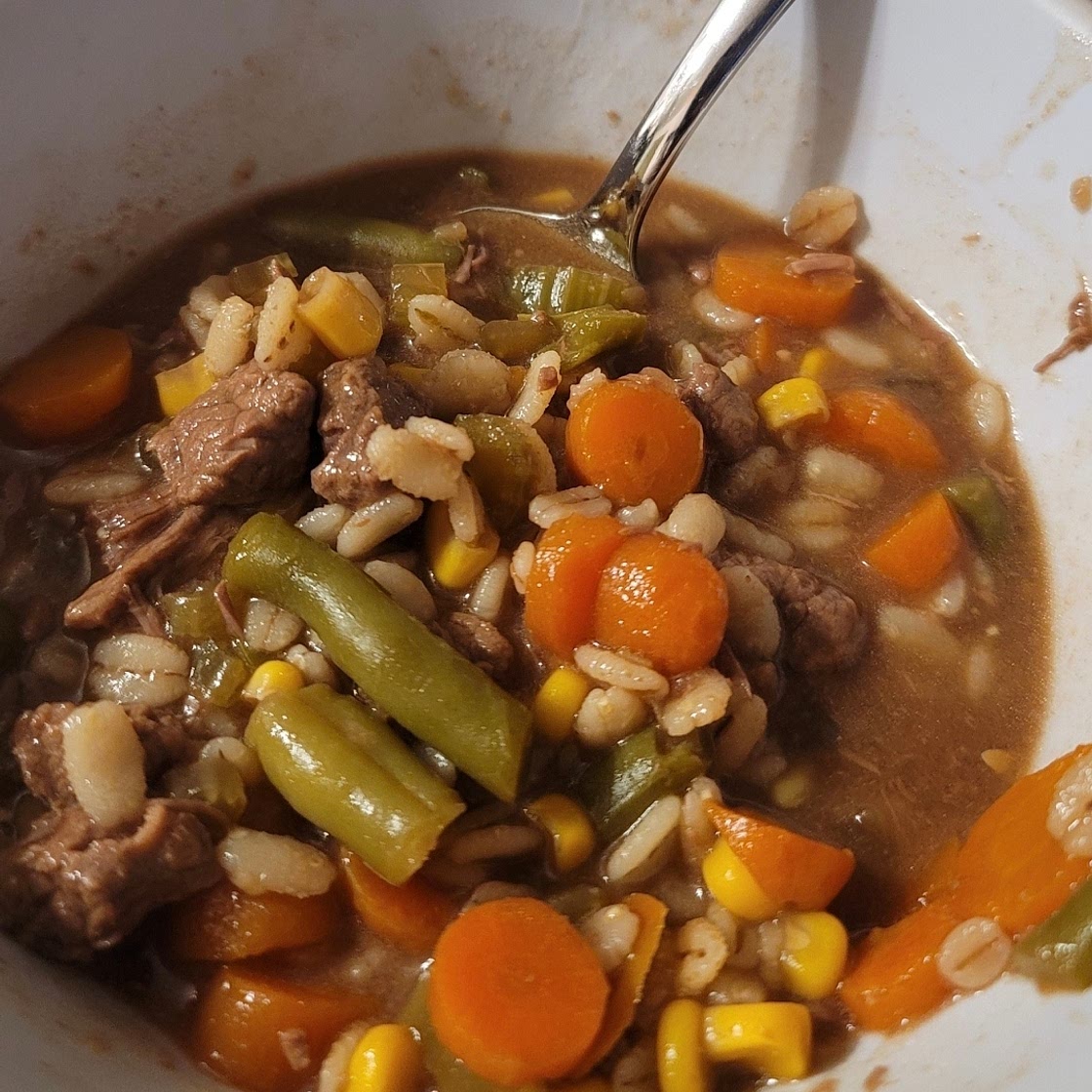 Vegetable Beef Barley Soup