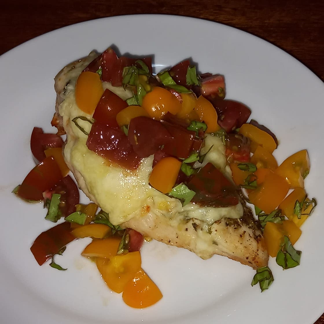 Bruschetta grilled chicken