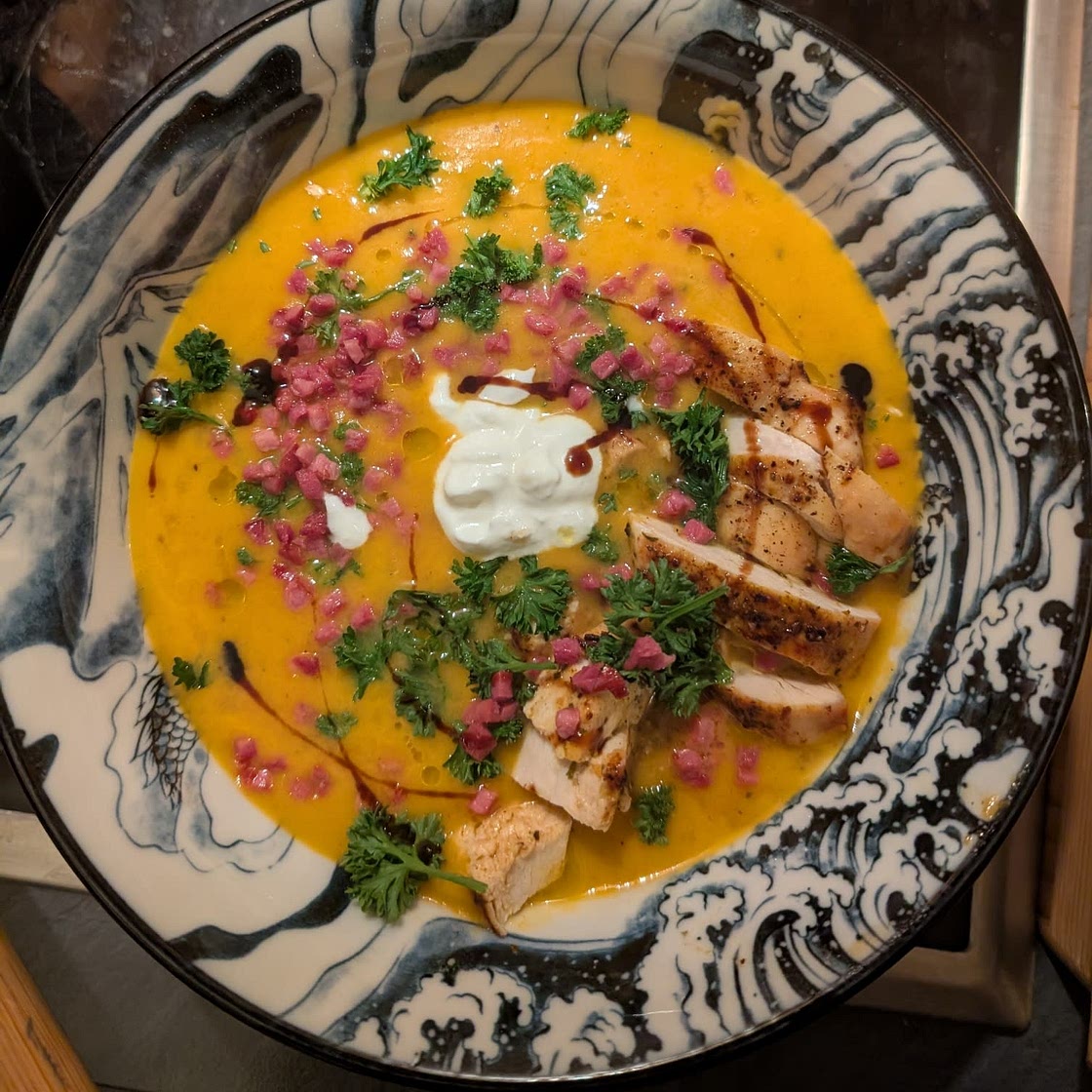 Ginger & Turmeric Carrot Soup